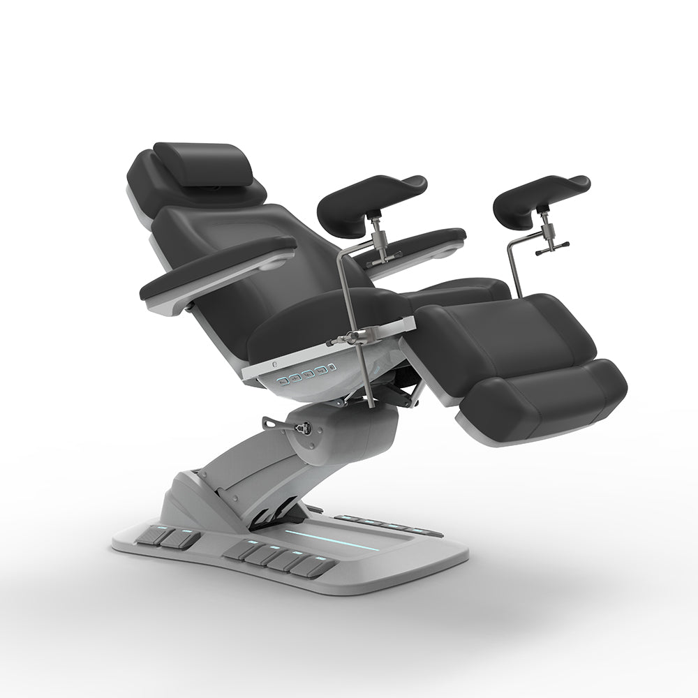 Silverfox 2246EBN-S Medical Procedure Chair with Stirrups